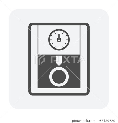 pipe testing icon 67189720