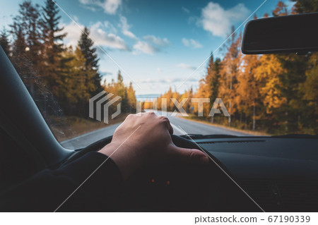 road, autumn, route 67190339