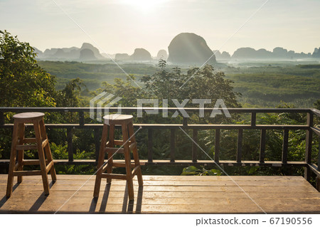 viewpoint to see mountain at sunrise viewpoint to see mountain at sunrise 67190556