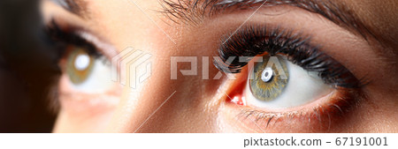 Amazing female green colored eyes with eyelashes extensions Amazing female green colored eyes with eyelashes extensions 67191001