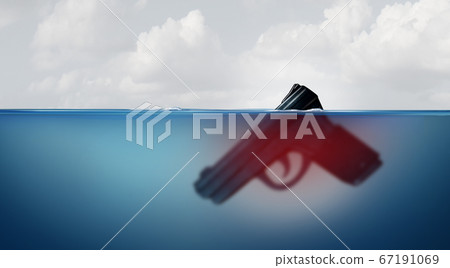 Gun Risk Concept 67191069