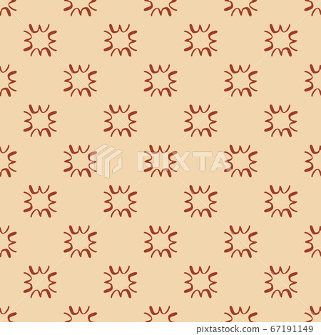 Geometric seamless pattern with red elements on Geometric seamless pattern with red elements on 67191149