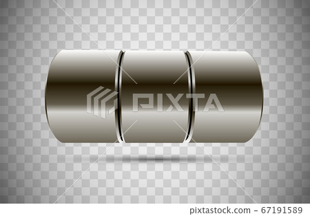 Lucky seven on slot machine. Vector. Lucky seven on slot machine. Vector. 67191589