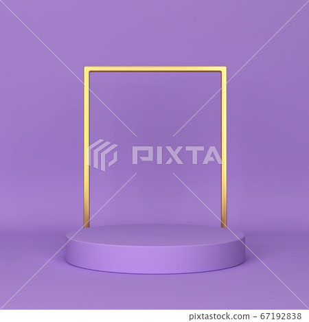 Round podium with a frame Round podium with a frame 67192838