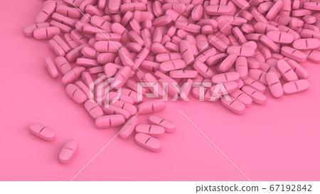 Heap of pills 67192842