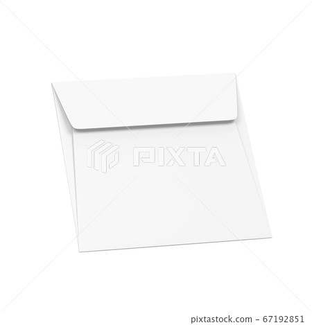 Blank paper square envelope mockup Blank paper square envelope mockup 67192851