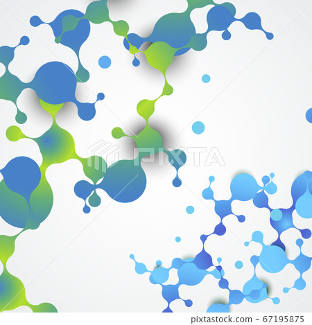 Abstract vector polygonal background with connecting blue dots with lines Abstract vector polygonal background with connecting blue dots with lines 67195875
