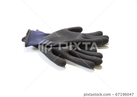 Rubber gloves on white background 67196047