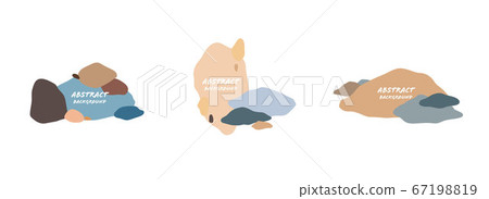 Stone and rock logo with Abstract background Stone and rock logo with Abstract background 67198819
