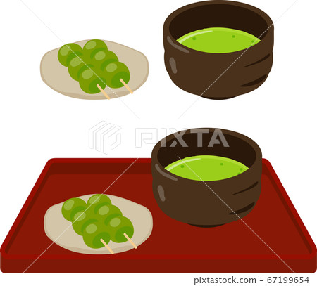 抹茶和茶餃子 67199654
