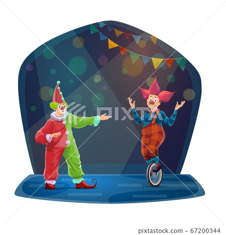 Circus clown characters, big top funny funsters Circus clown characters, big top funny funsters 67200344