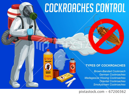 Cockroach insect control with cold fogging method. 67200362