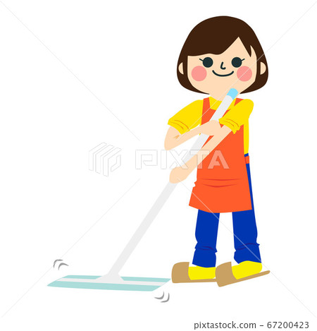 Woman doing housework 67200423