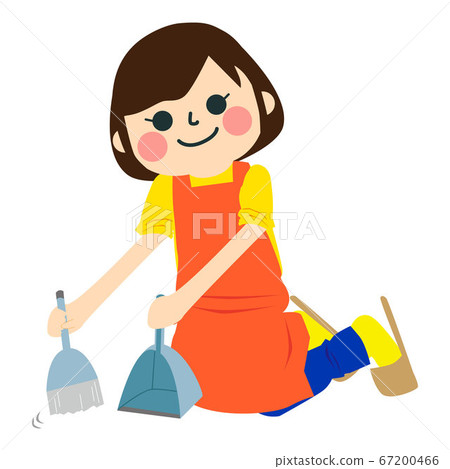 Woman doing housework 67200466