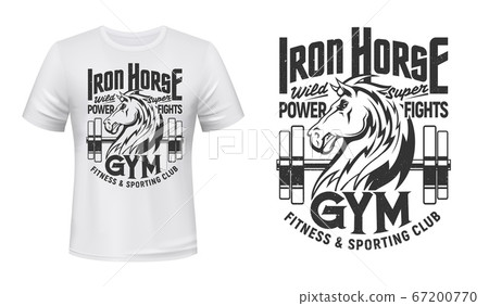 Horse stallion mascot of gym and fitness club Horse stallion mascot of gym and fitness club 67200770