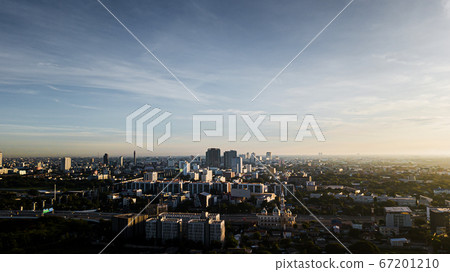 High top view of city buildings High top view of city buildings 67201210