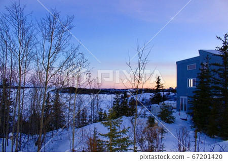 加拿大黃刀鎮雪景 67201420