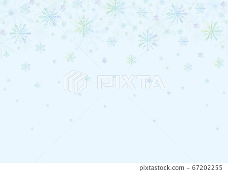 Background material_snowflake 67202255