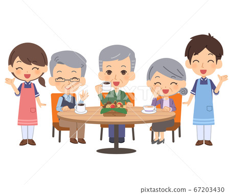 People who enjoy at the Dementia Cafe Caregiver 67203430