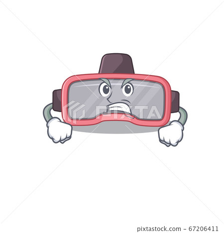 A cartoon picture style of vr glasses having a mad face A cartoon picture style of vr glasses having a mad face 67206411