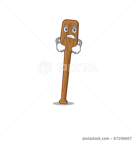 A cartoon picture of oars showing an angry face A cartoon picture of oars showing an angry face 67206607