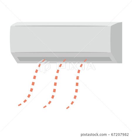 散發暖空氣的空調暖氣 67207982