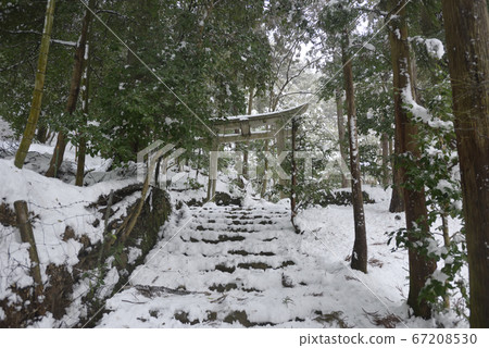 Gohodo Benzaten, the snow scene 67208530