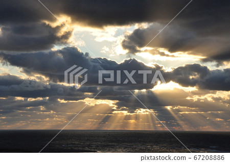 夕陽海光幕 夕陽海光幕 67208886