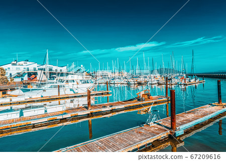 Yacht parking. Ocean Quay in the north of San Yacht parking. Ocean Quay in the north of San 67209616