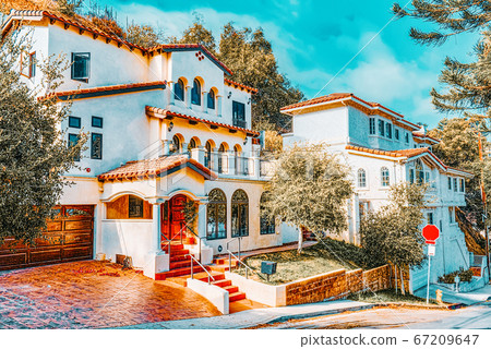 Urban views of the Beverly Hills area and Urban views of the Beverly Hills area and 67209647