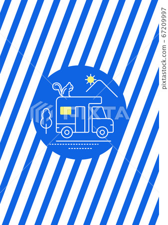 Summer vector illustration-camping Summer vector illustration-camping 67209997