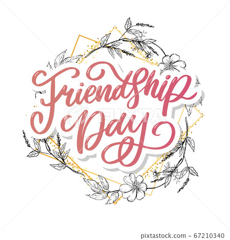 Beautiful Illustration Of Happy Friendship Beautiful Illustration Of Happy Friendship 67210340