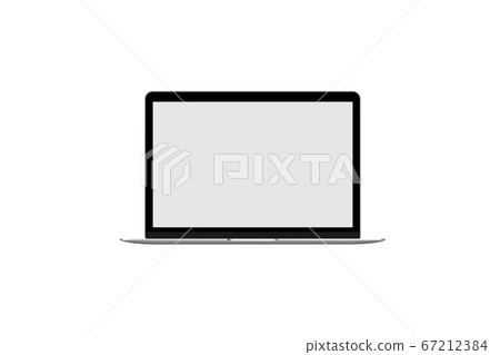 Front computer monitor silver screen 67212384