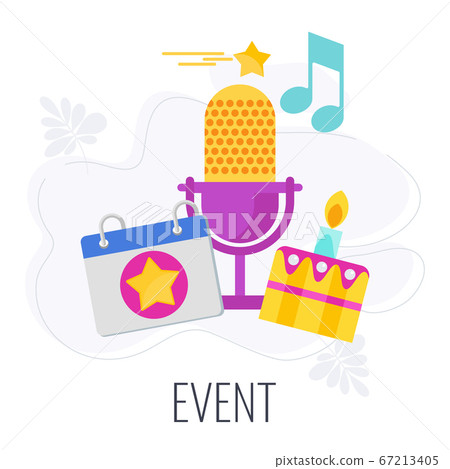 Event Icon. Marketing company between company and customers. Event Icon. Marketing company between company and customers. 67213405