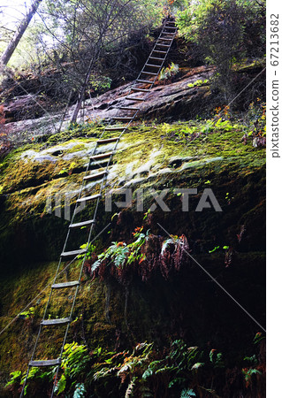 side of kamenice river from the small ship side of kamenice river from the small ship 67213682