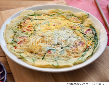Korean traditional food pajeon, pancake 67218179