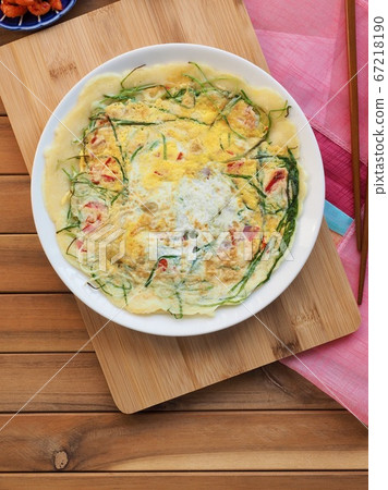 韓國傳統食品pajeon，煎餅 67218190
