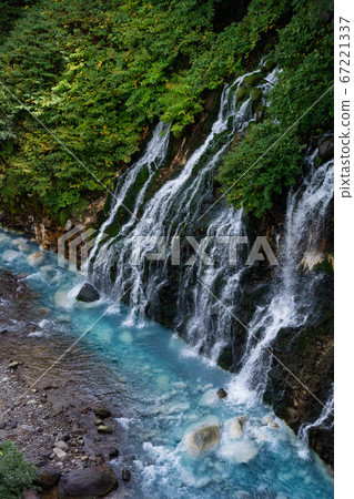 Aoi River and Waterfall Biei Town 67221337