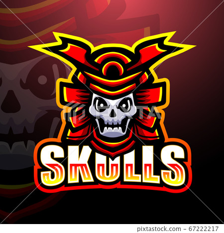 Logo Samurai Skull Stock Illustration Logo Samurai Skull Stock Illustration
