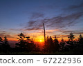 Nagano Gunma Prefectural border, sunrise from Hokedaira Observatory 67222936