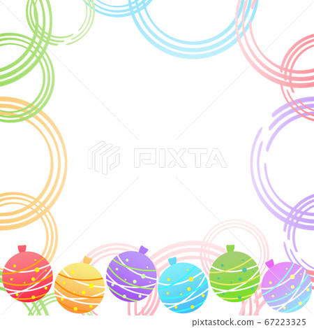 Water yo-yo frame square ripples 67223325
