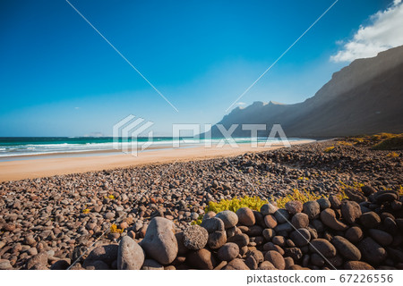 Caleta de Famara beach Lanzarote Canary Islands Spain 67226556