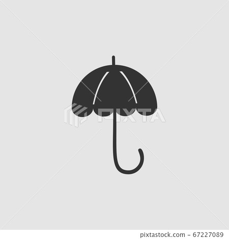 Umbrella icon flat Umbrella icon flat 67227089