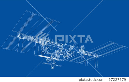 Abstract Spaceship Outline 67227579
