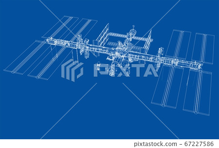 Abstract Spaceship Outline Abstract Spaceship Outline 67227586