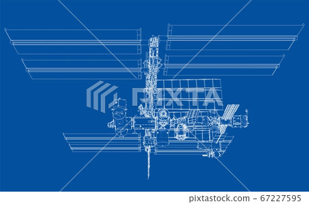 Abstract Spaceship Outline Abstract Spaceship Outline 67227595