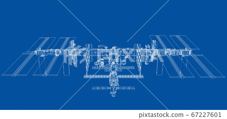 Abstract Spaceship Outline Abstract Spaceship Outline 67227601