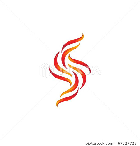 flame icon fire vector design - Stock Illustration [67227725] - PIXTA