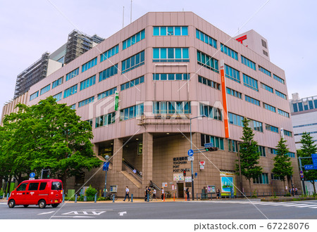 日本的橫濱城市景觀，可俯瞰橫濱港郵局 67228076