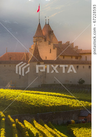 Chateau d'Aigle in canton Vaud, Switzerland Chateau d'Aigle in canton Vaud, Switzerland 67228593